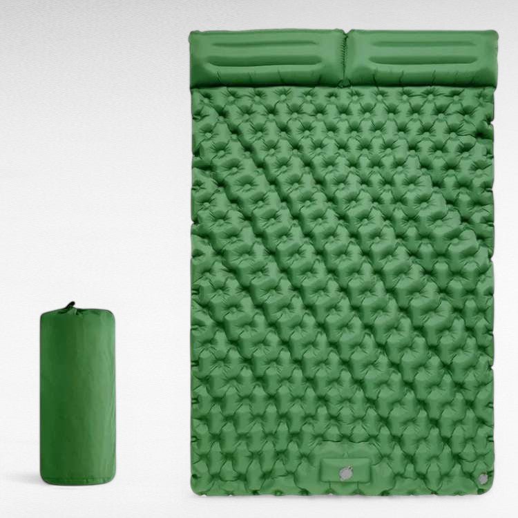 Double Air Mattress Inflatable Camping Sleeping Pad Rugged Lightweight