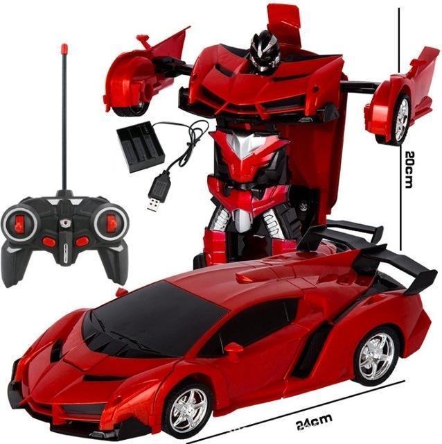 Remote Control Transformer Car 2 in 1 Vehicle Toy
