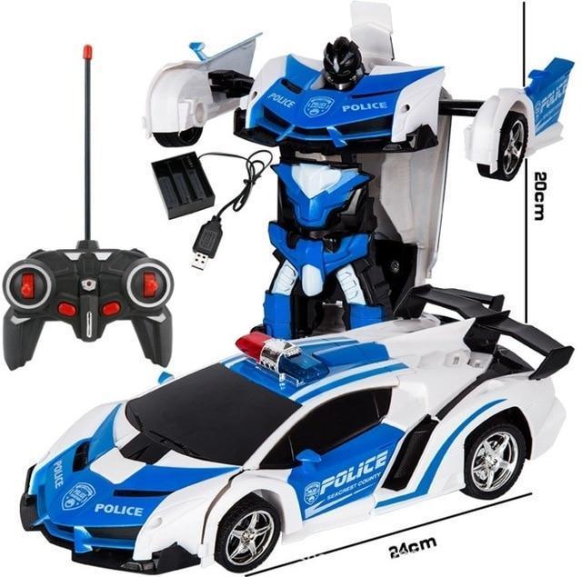 Remote Control Transformer Car 2 in 1 Vehicle Toy