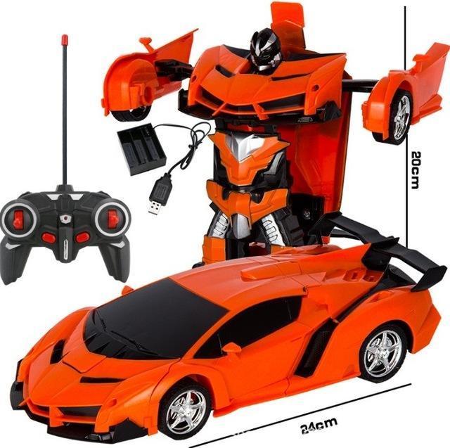 Remote Control Transformer Car 2 in 1 Vehicle Toy
