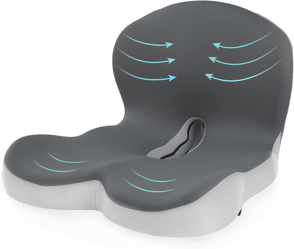 Truck Seat Cushion Memory Foam Lumbar Support Pad