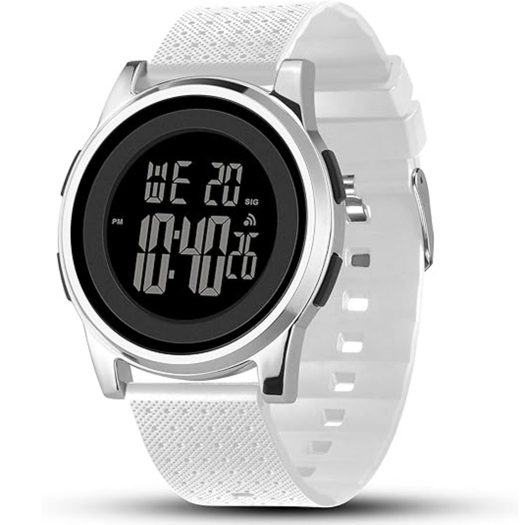 Digital Ultra-Thin Round Waterproof Sports Digital Wristwatch