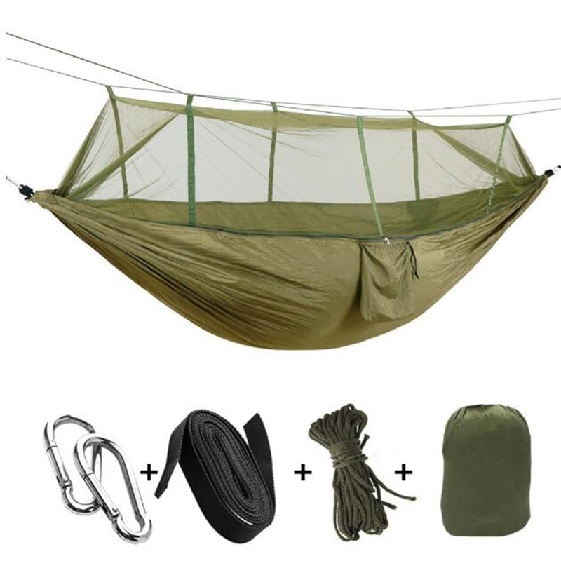 Ultralight Portable Camping Hammock Outdoor Hanging Bed
