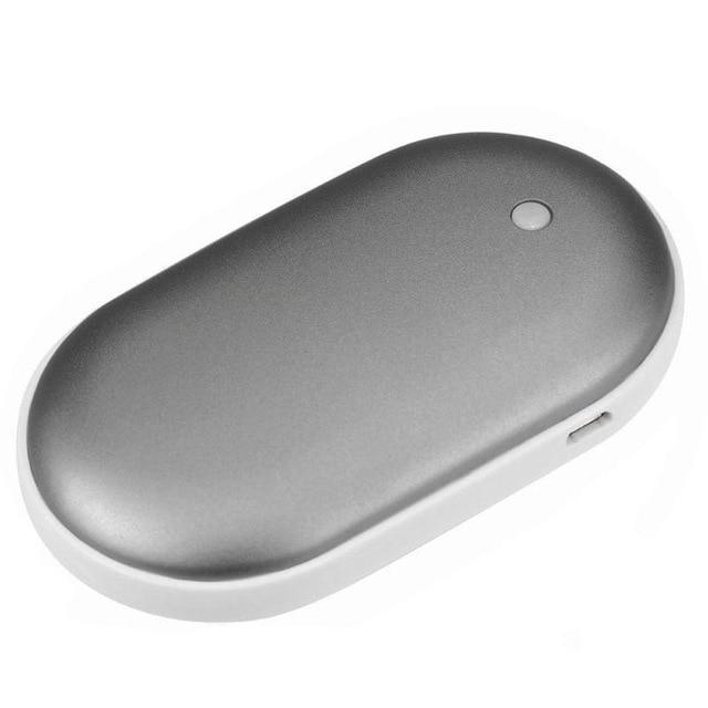 Rechargeable Hand Warmer Power Bank Portable Battery Charger Device
