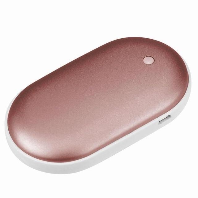 Rechargeable Hand Warmer Power Bank Portable Battery Charger Device