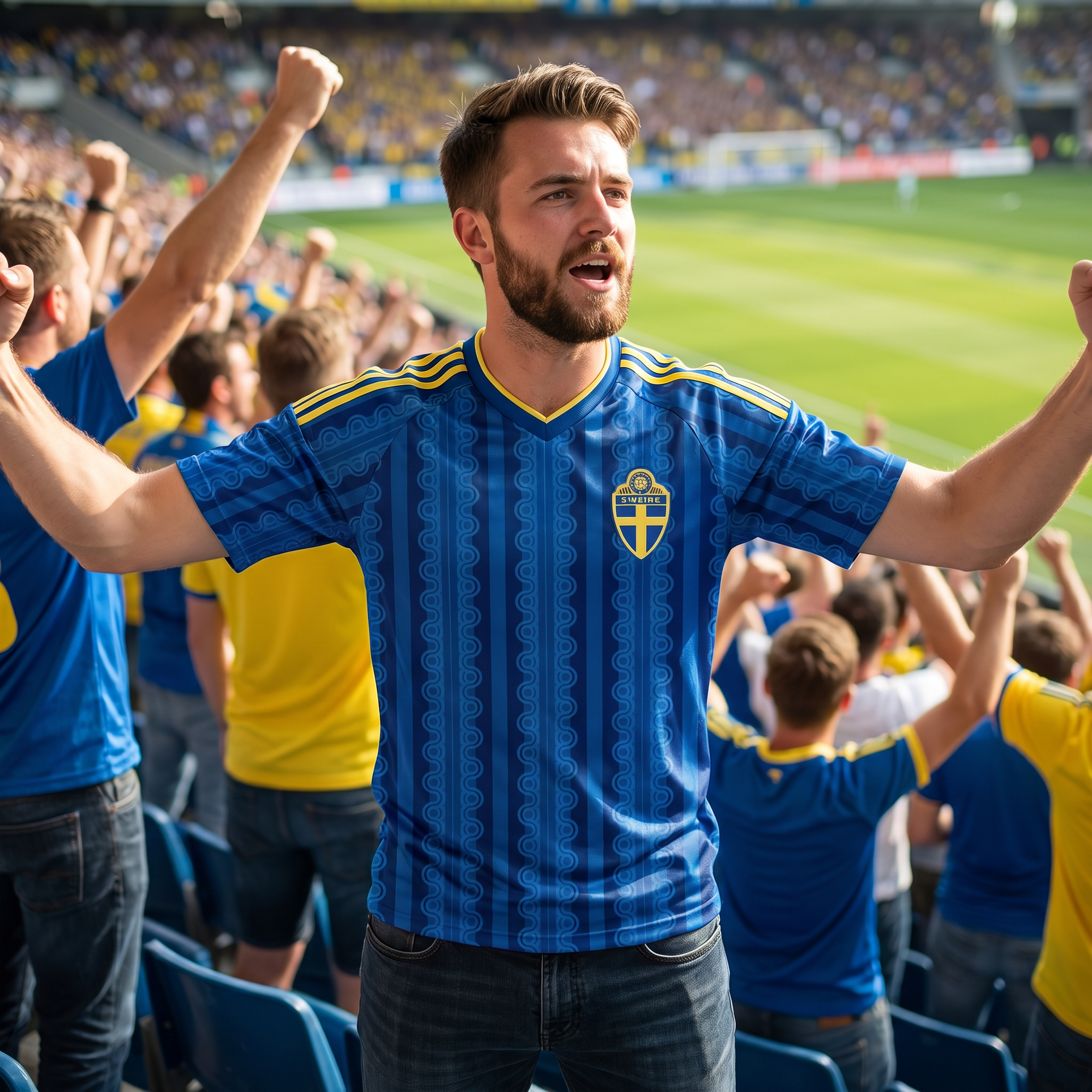Men's Sweden Football Jersey 2026