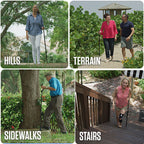 Adjustable Walking Cane with Ergonomic Grip Lightweight Walking Stick