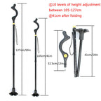 Adjustable Walking Cane with Ergonomic Grip Lightweight Walking Stick