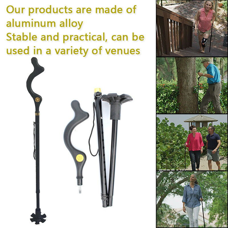 Adjustable Walking Cane with Ergonomic Grip Lightweight Walking Stick