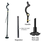 Adjustable Walking Cane with Ergonomic Grip Lightweight Walking Stick