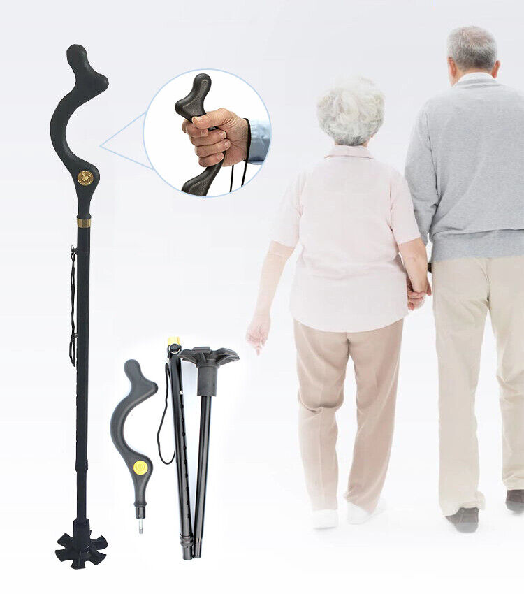 Adjustable Walking Cane with Ergonomic Grip Lightweight Walking Stick