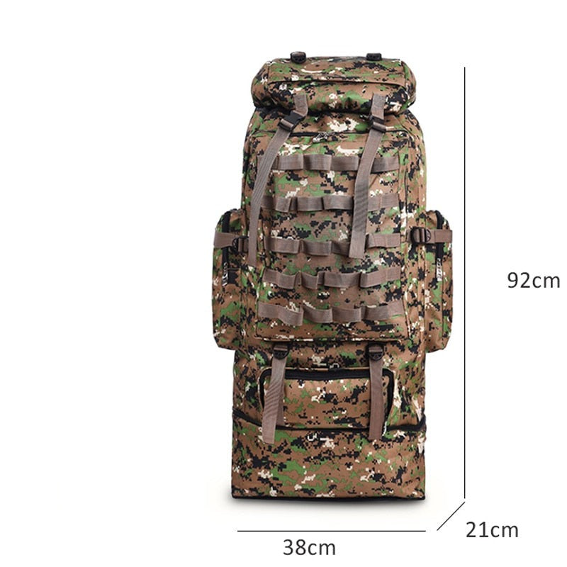100 Liter Waterproof Lightweight Durable Outdoor Travel Backpack