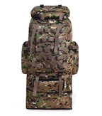 Waterproof 100L Travel Backpack Durable Lightweight Hiking Backpack