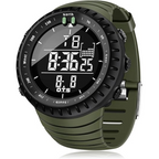 Men's Waterproof Analog Digital Round Sports Watch