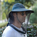 Wide Brim Sun Protection Mosquito Repellent Outdoor Hat