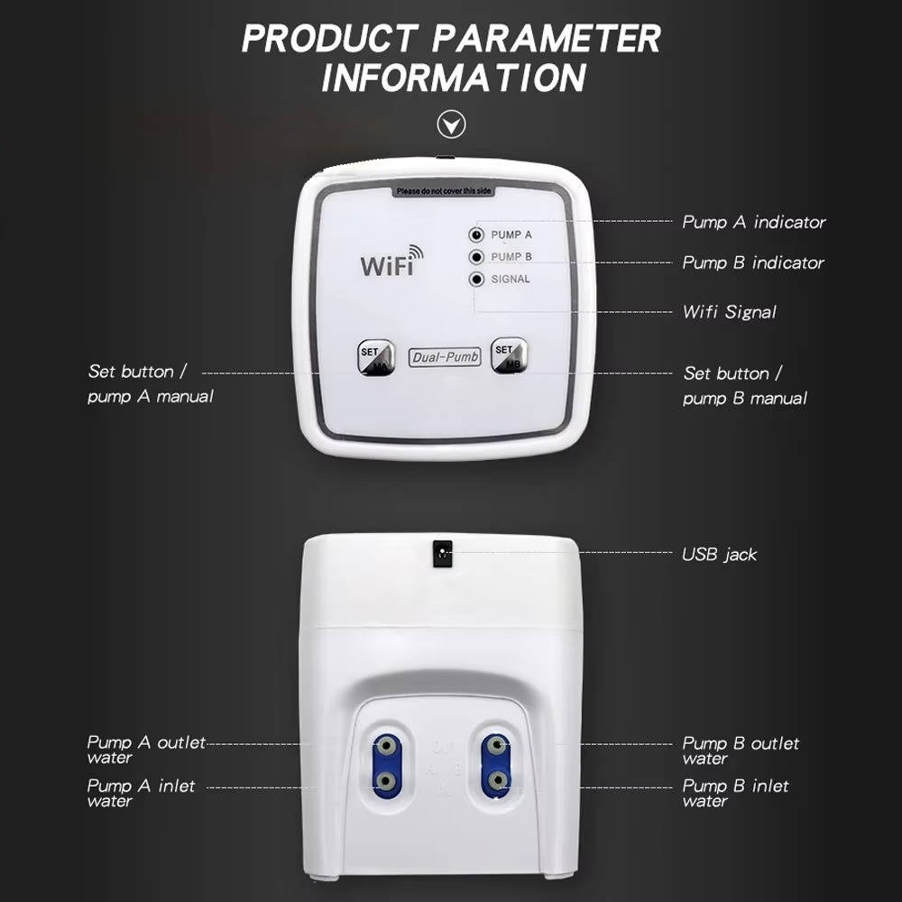 WiFi Automatic Plant Watering System for 20 Pots Smart Irrigation Controller