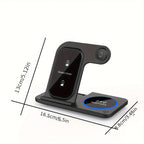 3 in 1 Wireless Charging Station for iPhone AirPods Apple Watch