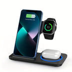 3 in 1 Wireless Charging Station for iPhone AirPods Apple Watch