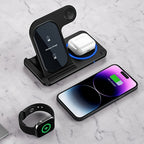 3 in 1 Wireless Charging Station for iPhone AirPods Apple Watch