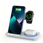 3 in 1 Wireless Charging Station for iPhone AirPods Apple Watch