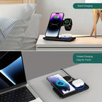 3 in 1 Wireless Charging Station for iPhone AirPods Apple Watch