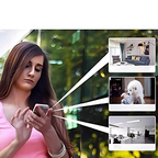 Wireless Indoor Security Camera 1080p HD Compact Design