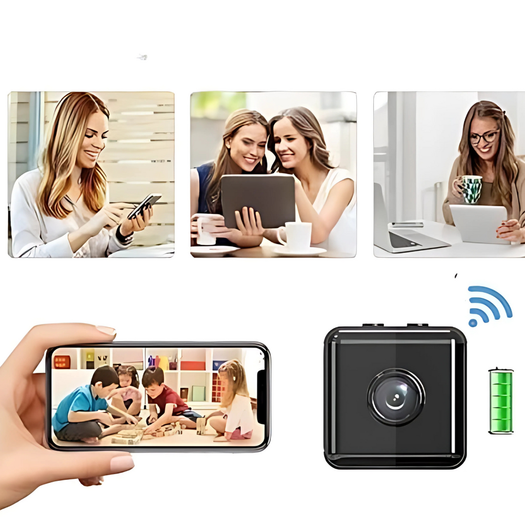 Wireless Indoor Security Camera 1080p HD Compact Design