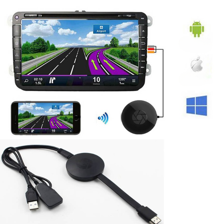Wireless Video Streaming Device Chromecast TV Screen Mirroring Adapter