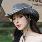 Women's Wide Brim Sun Hat UV Protection Outdoor Beach Hat