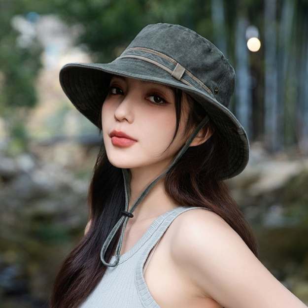 Women's Wide Brim Sun Hat UV Protection Outdoor Beach Hat