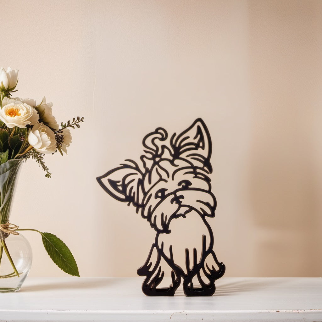 Abstract Dog Sculpture Figurine